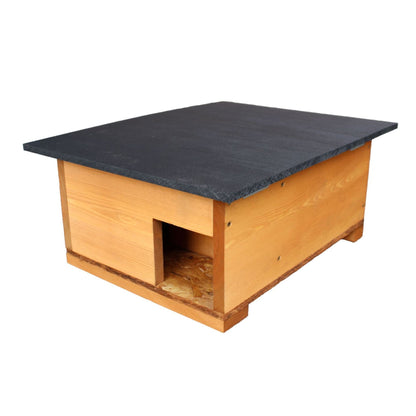 Handmade Wooden Hedgehog House